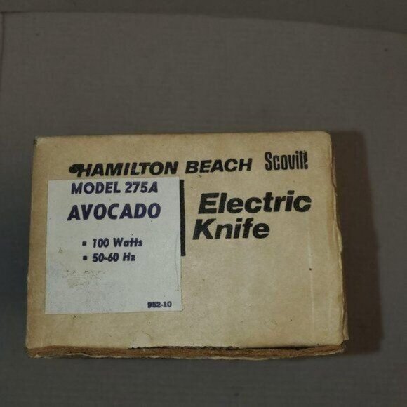 Vintage Hamilton Beach Electric Knife Avocado Model 275a Meat Bread - Picture 9 of 16